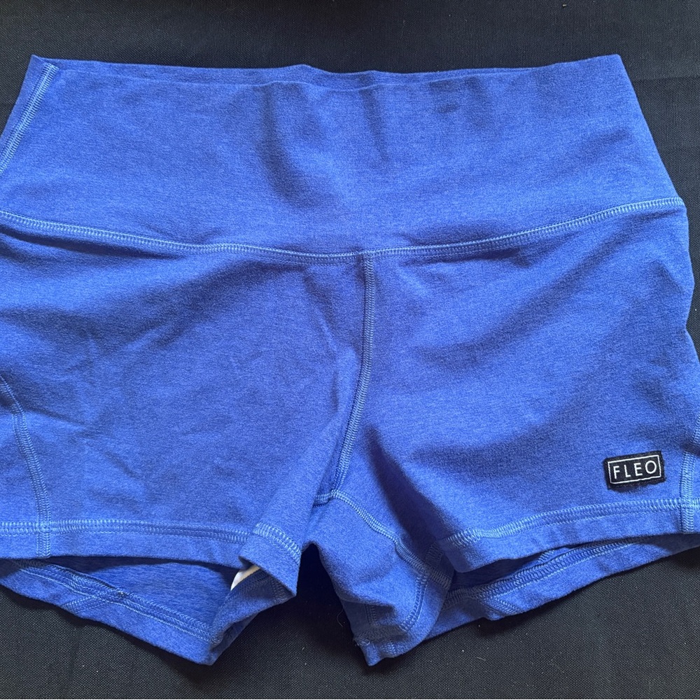 Fleo Women's Vibrant Blue Athletic Shorts